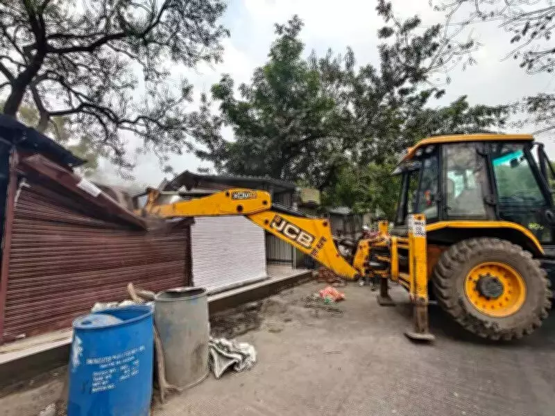 Pune Civic Body Demolishes 3 Lakh Sq Ft of Illegal Constructions in Major Crackdown
