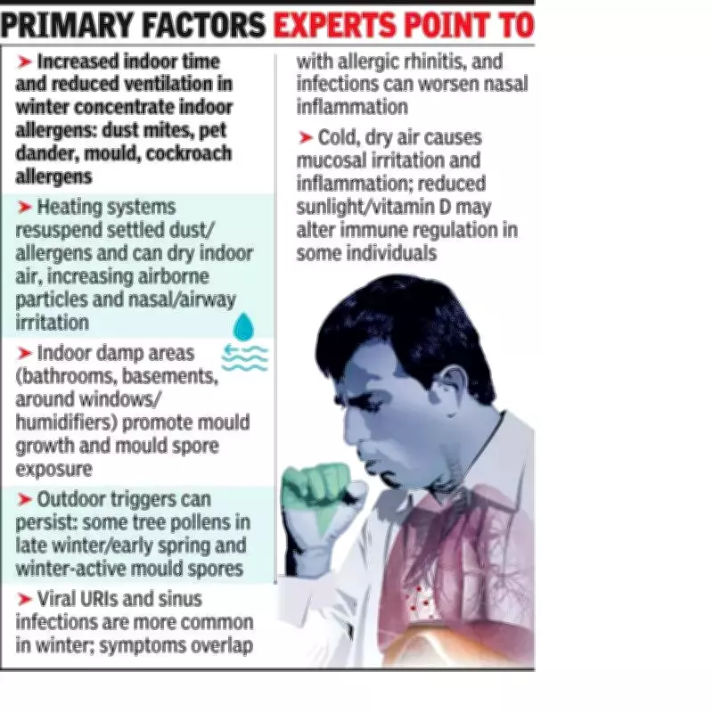 Pune Doctors Report Surge in Winter Allergies Due to Pollen and Pollution