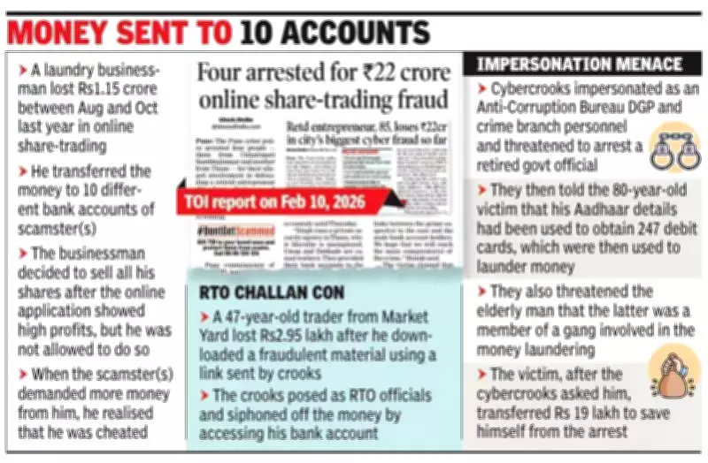 Pune Laundry Businessman Loses Rs 1.15 Crore in Online Share Trading Scam