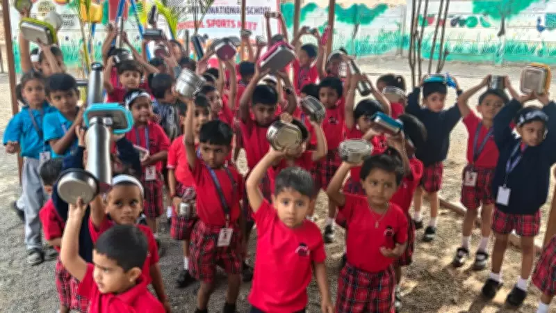 Pune's Steel Tiffin Pledge: 56,000 School Children Vow to Ditch Plastic Lunch Boxes