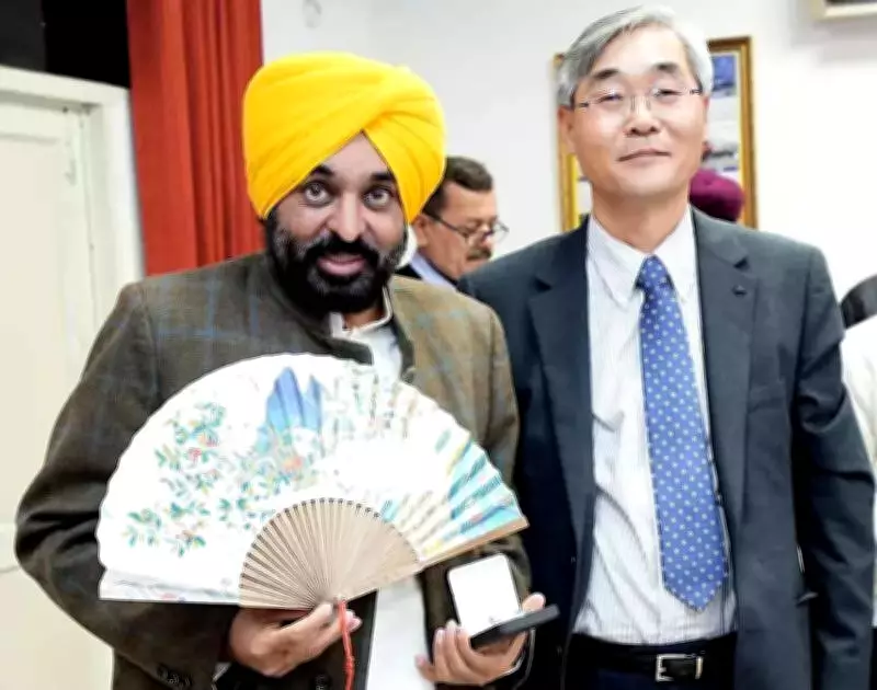Punjab CM Mann Meets South Korean Delegation for Smart Farming & Tech Partnership