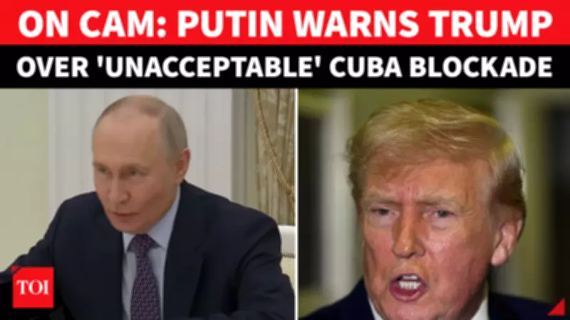 Putin Condemns US Cuba Sanctions, Vows Russian Support in Kremlin Meeting