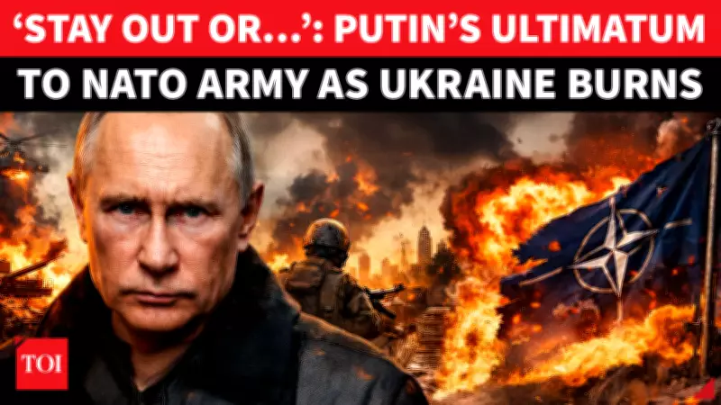 Putin's 'NATO Troops Mean War' Warning: Russia Threatens European Forces in Ukraine