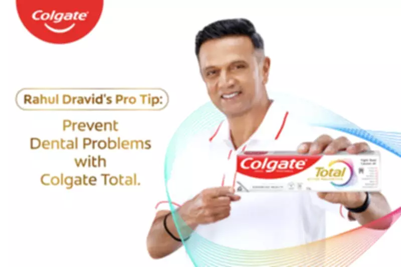 Rahul Dravid Partners with Colgate Total to Promote Oral Health for Peak Performance