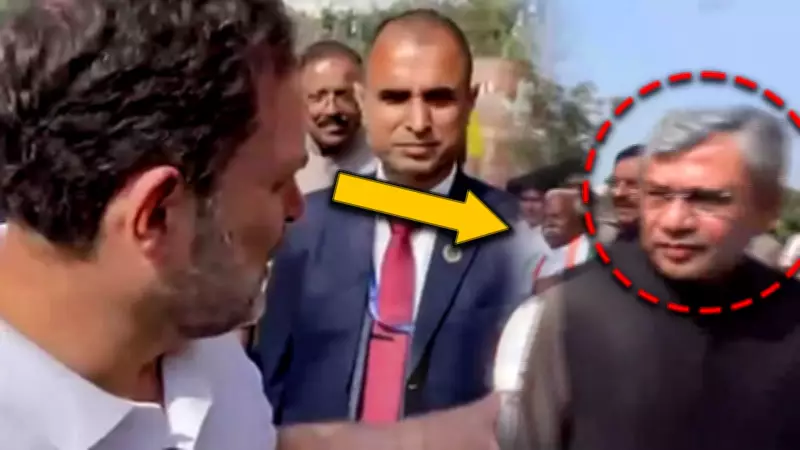 Rahul Gandhi Interrupts Ministers' Press Briefing, Alleges Evidence in Epstein Files