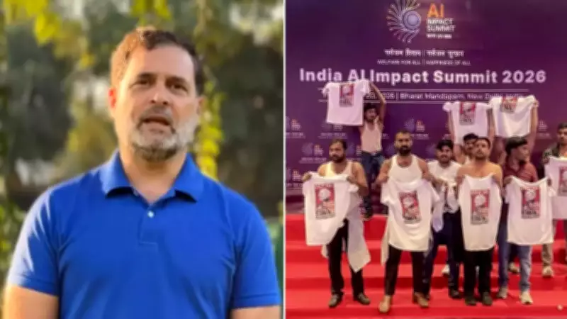 Rahul Gandhi Praises Detained Youth Congress Protesters at AI Summit