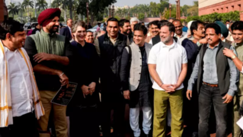 Rahul Gandhi Targets PM Modi, 8 Opposition MPs Suspended in Parliament Uproar