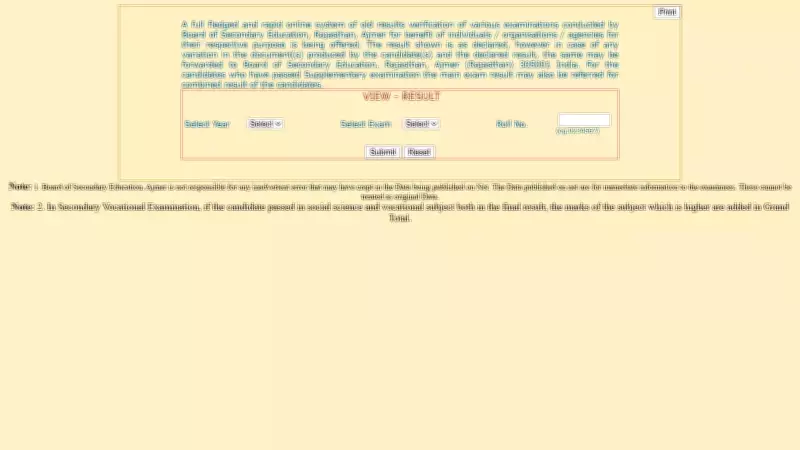 Rajasthan Board Releases 10th & 12th Old Results: Key for RSSB OTR Registration