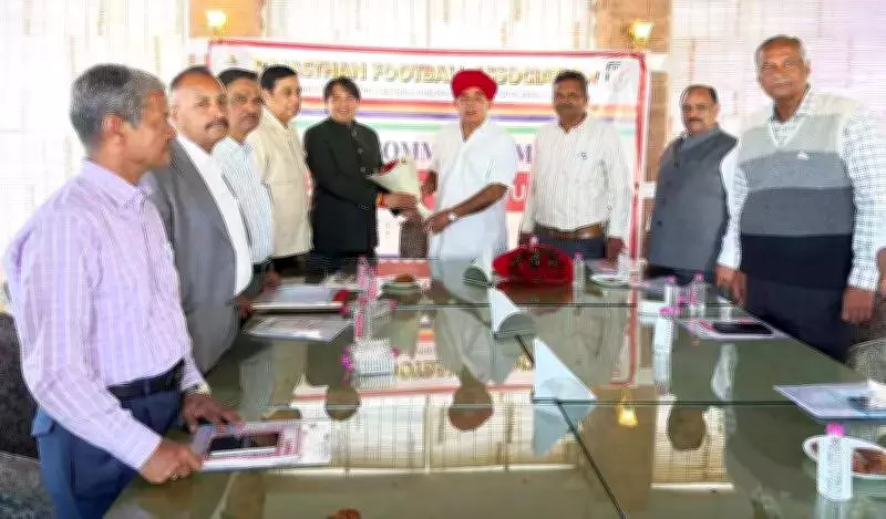 Rajasthan Football Association Appoints Prahlad Fardoda as Chairman
