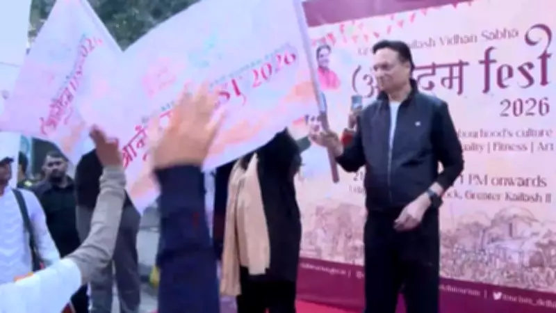 Rajat Sharma Flags Off Marathon at Anandam Fest, Promotes Fitness and Well-being