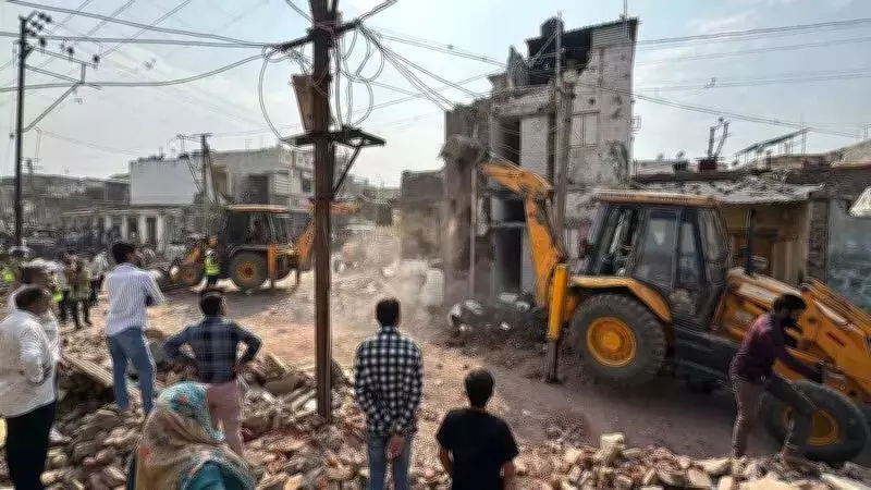 Rajkot Municipal Corporation Demolishes Over 1,000 Illegal Settlements in Massive Drive