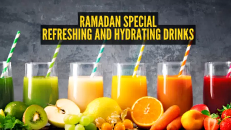Ramadan 2026: 10 Hydrating Homemade Drinks for Sehri and Iftar