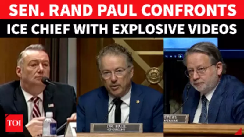 Rand Paul Confronts ICE Chief With Video Evidence of Violent Arrest Tactics