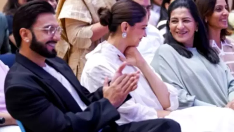 Ranveer Singh & Deepika Padukone Attend Event Amid Extortion Threat Concerns