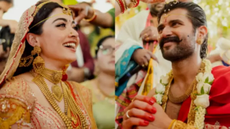 Rashmika Mandanna and Vijay Deverakonda Emotional at Virosh Wedding Varmala