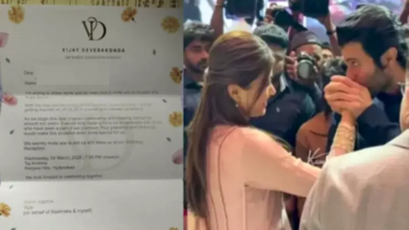 Rashmika Mandanna and Vijay Deverakonda Wedding Invite Leaked, Sparks Rumors