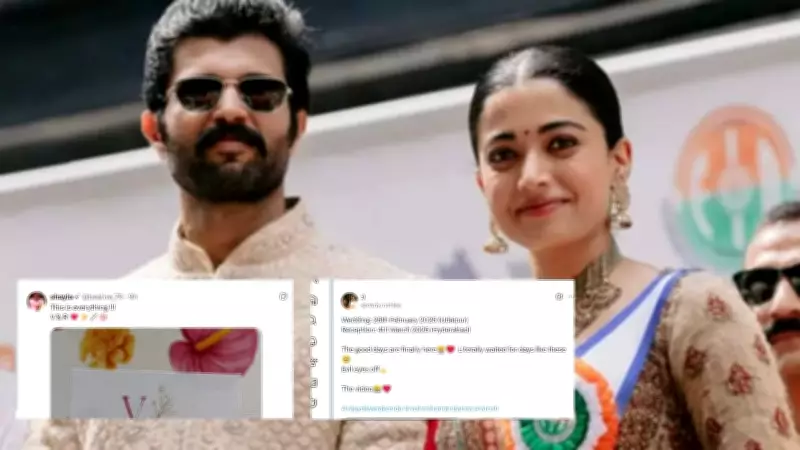Rashmika Mandanna and Vijay Deverakonda Wedding Invite Sparks Social Media Frenzy