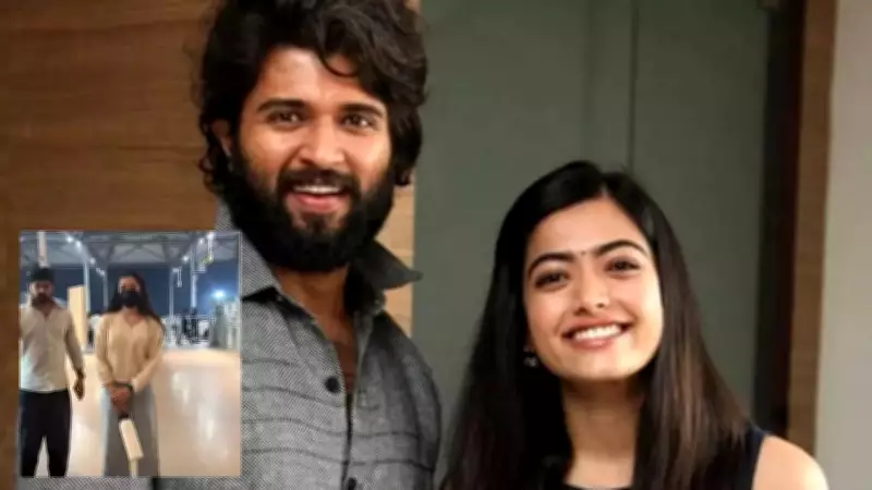 Rashmika Mandanna's Airport Reaction Sparks Wedding Date Speculation with Vijay Deverakonda