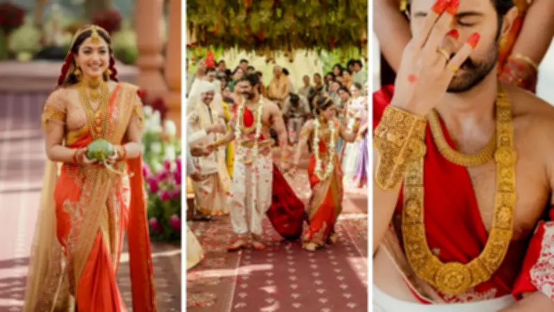 Rashmika Mandanna's Telugu Wedding: Temple Gold Jewellery Steals the Show