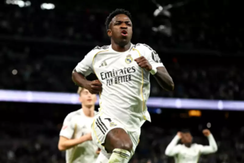 Real Madrid Crush Real Sociedad 4-1 to Top La Liga, Vinicius Junior Shines with Double