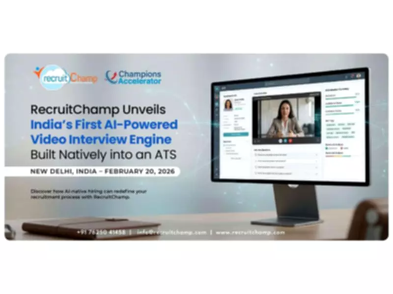 RecruitChamp Launches India's First Native AI Video Interview Engine at AI Summit 2026