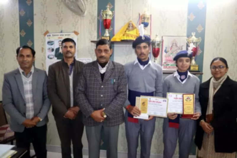 Rohini and Dinesh Represent Schools at Republic Day Parade on The Ridge