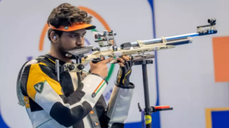 Rudrankksh Patil Overcomes Stress to Clinch Asian Championship Gold in 10m Air Rifle