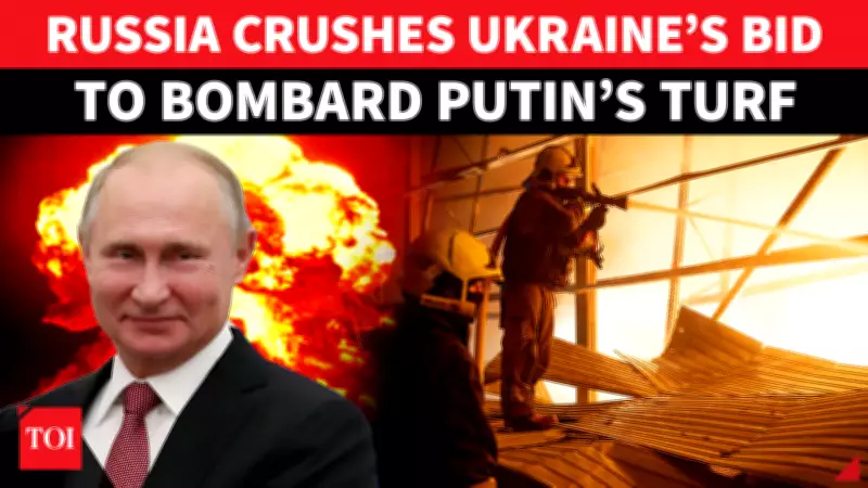 Russia Claims Major Victory: Thwarts Large-Scale Ukrainian Drone Assault