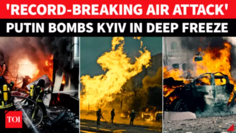 Russia Launches Massive Ballistic Missile Barrage on Kyiv Amid Freezing Winter