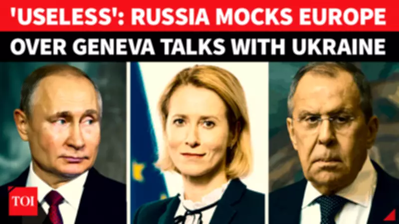Russia Mocks Europe in Diplomatic Spat: 'Useless Europeans Sipping Coffee in Geneva'