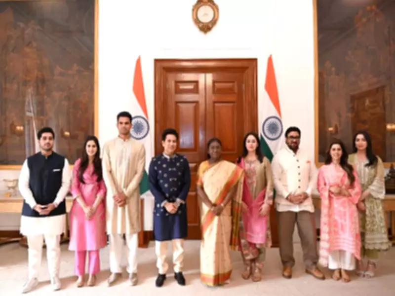 Sachin Tendulkar Extends Wedding Invitation to President Droupadi Murmu
