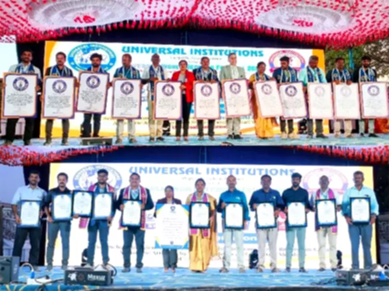 Salem's Universal Institutions Sets 11 World Records in Academic Excellence Celebration