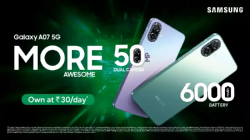 Samsung Galaxy A07 5G Launches in India: 50MP Camera, 6000mAh Battery at Rs 15,999