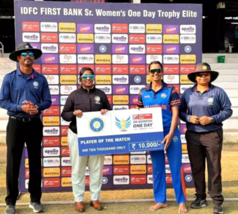 Sangita Kumawat's All-Round Heroics Lead Rajasthan to Victory in Women's One-Day Trophy