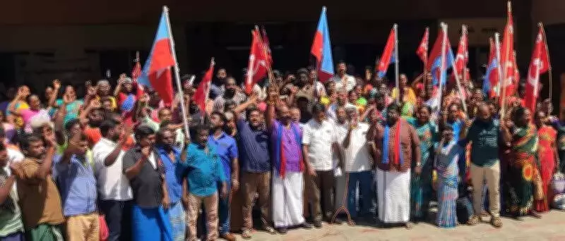 Sanitation Workers' Protest in Madurai Demands Immediate Resolution of Long-Pending Issues
