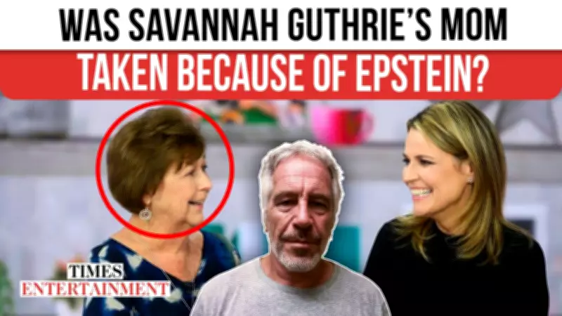 Savannah Guthrie's Mother Missing as Epstein Files Resurface Old Theories