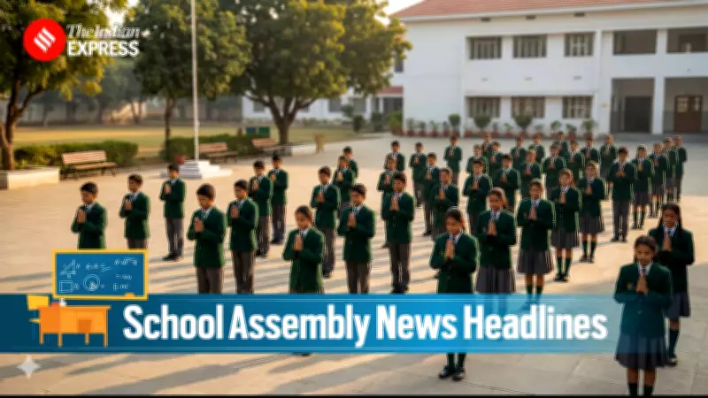 School Assembly Headlines: India-US Trade Talks, Ukraine Conflict & H-1B Visa Updates