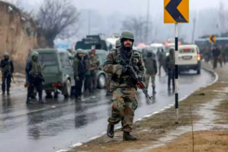 Security Forces Conduct Extensive Searches in Srinagar's Lal Chowk Ahead of Pulwama Attack Anniversary