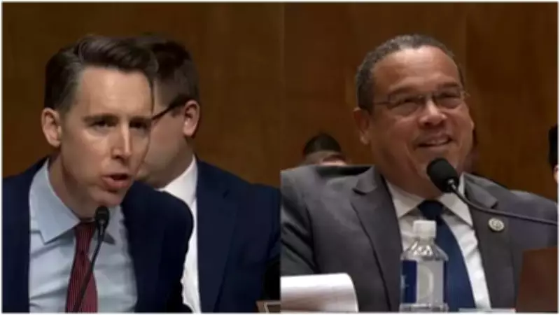 Senate Hearing Erupts as Hawley and Ellison Clash Over Minnesota Fraud Probe