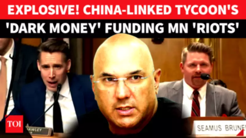 Senator Hawley Exposes 'Dark Money' Networks Linked to Soros, Singham in US