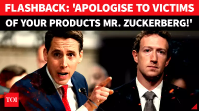 Senator Hawley Forces Zuckerberg to Apologize to Families in Tense Senate Hearing