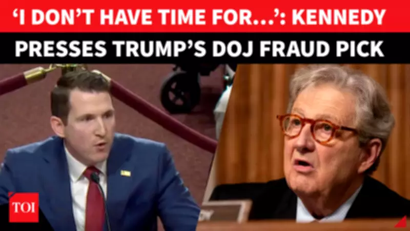Senator Kennedy's Frustration Erupts as Trump's 'Fraud Czar' Nominee Stumbles in Hearing