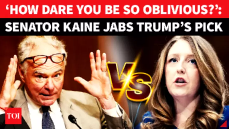 Senator Tim Kaine's Fiery Confrontation With Dr. Casey Means At Senate Hearing