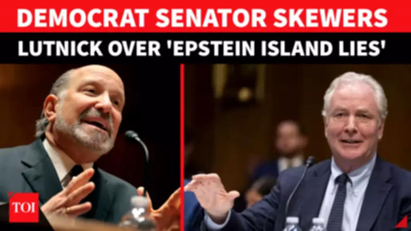 Senator Van Hollen Accuses Lutnick of Misleading Congress Over Epstein Island Visit
