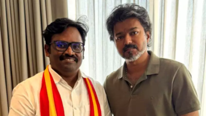 Senior AIADMK Leader Dhanapal's Son Lokesh Tamilselvan Joins TVK Party