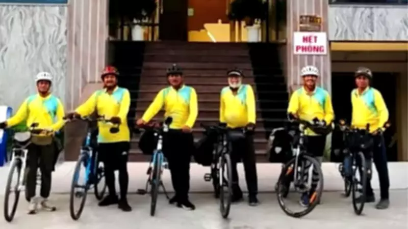 Senior Cyclists from Pune, Mumbai Complete 3,830 km Southeast Asia Expedition in 41 Days