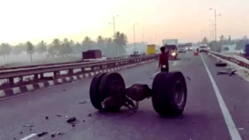 Seven Feared Dead in Multi-Vehicle Crash on Bengaluru's STRR Near Sathyawara