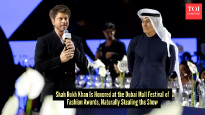 Shah Rukh Khan Crowned Global Style Icon at Dubai Fashion Awards