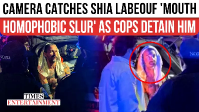 Shia LaBeouf Detained on Battery Charges, Video Shows Alleged Slur