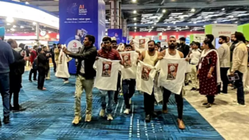 Shirtless Protest at AI Summit: Delhi Police Arrests 3 Indian Youth Congress Workers
